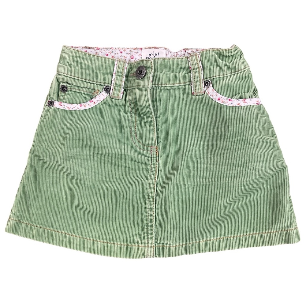 Mini Boden Green Skirt Vintage-Inspired Style